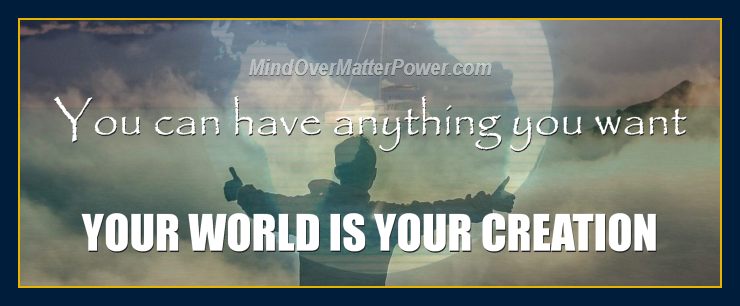 Thoughts create matter presents the way to have anything you want.