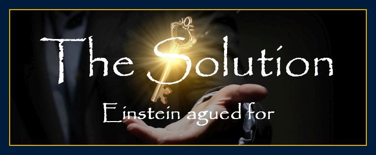 The solution that Einstein argued for