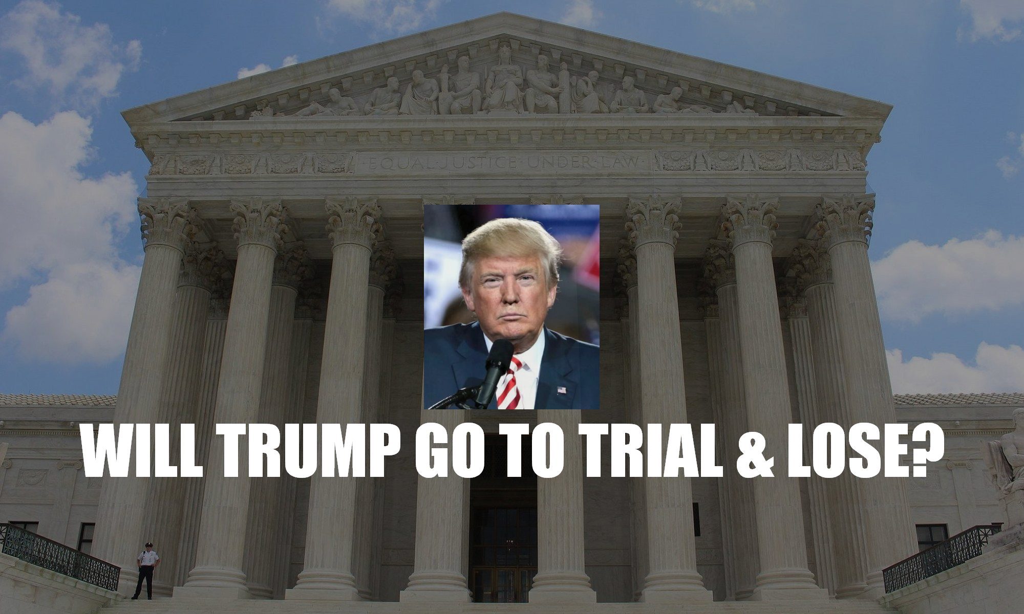 Will the Department of Justice Merrick Garland charge Trump with a crime convict in a trial? Will Trump go to trial and lose?