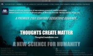 Thoughts can and do create matter home page