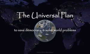 Thoughts create matter introduces The Universal Plan