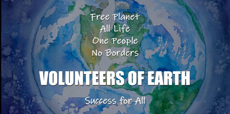Thoughts create matter presents: Volunteers of Earth
