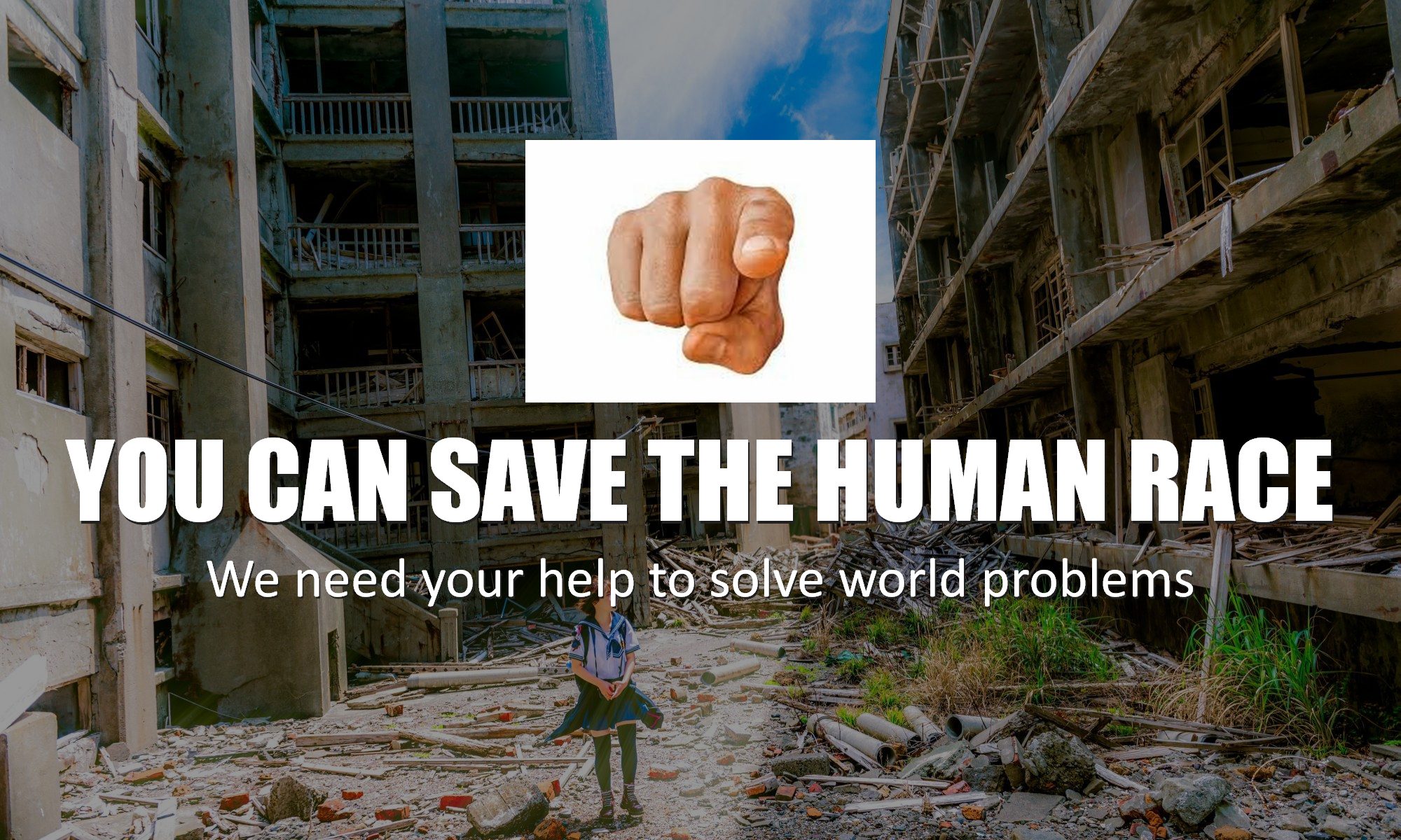Seeking an Investment Donation in Humanity: A Vision and Plan to Solve World Problems
