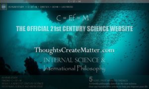 Thoughts can do create matter consciousness forms reality scientific proof facts