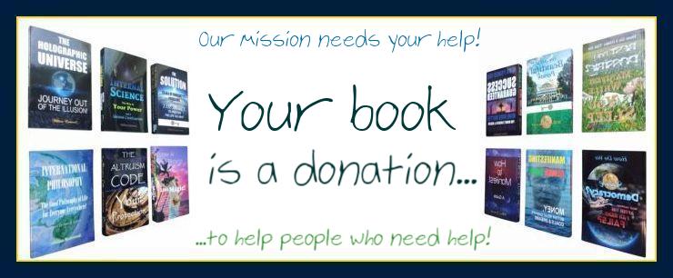 You book purchase is a donation